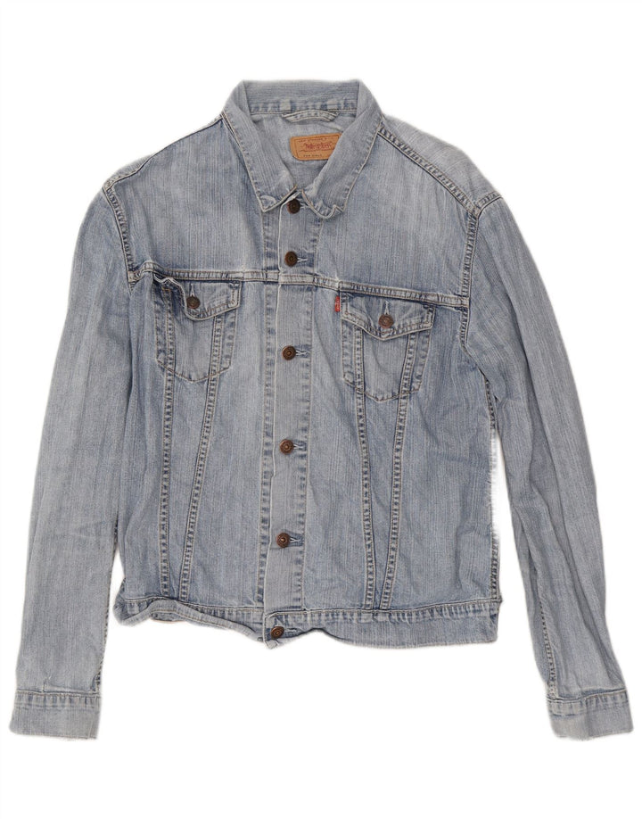 Levi's Veste en jean fille 15-16 ans Bleu Coton