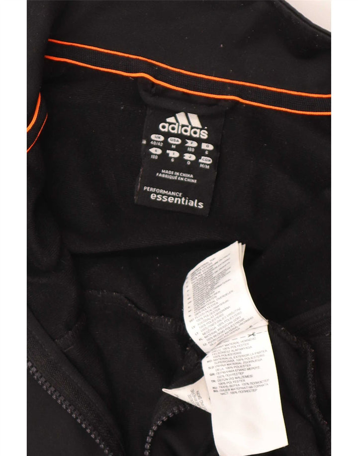 Adidas Veste de survêtement pour homme UK 40/42 Medium Noir Polyester