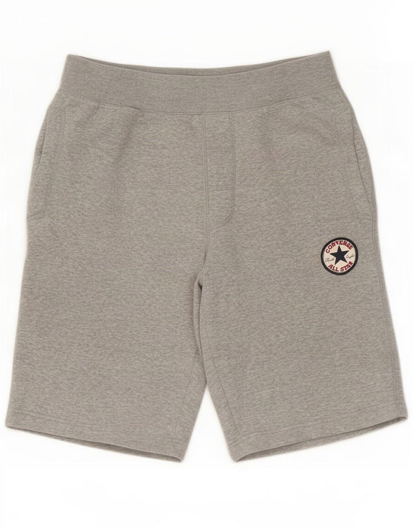 Converse Short de sport homme petit gris coton