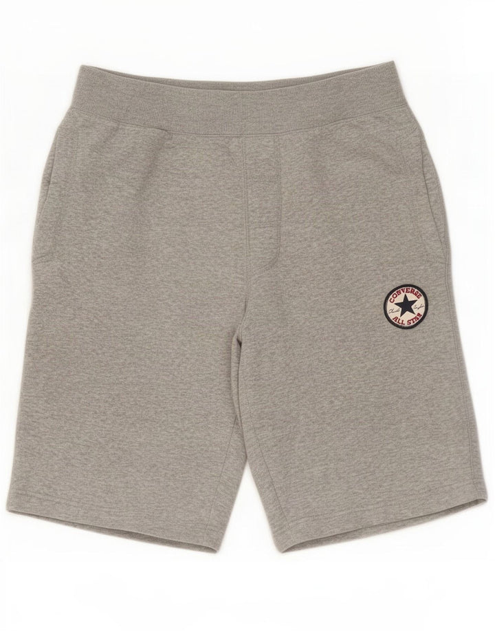 Converse Short de sport homme petit gris coton