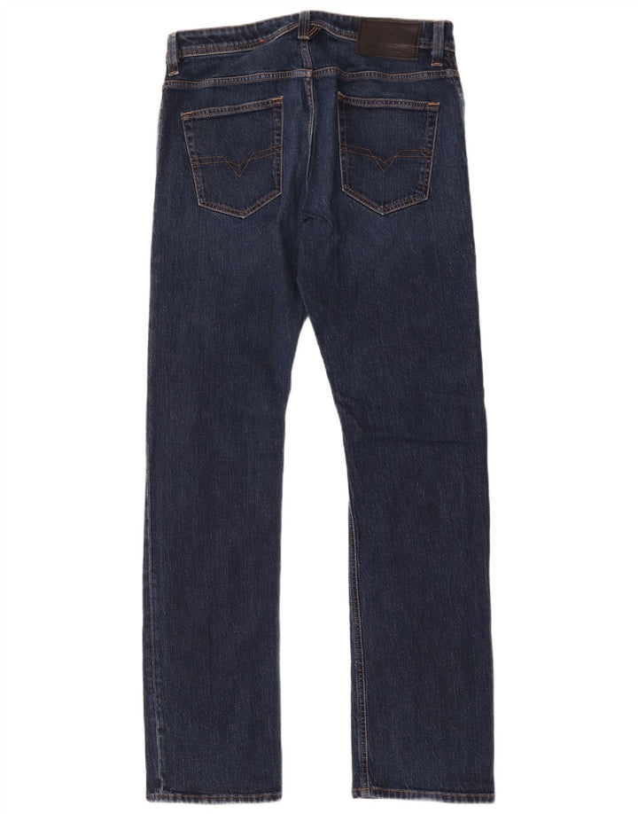 Diesel Jean Droit Homme W33 L36 Bleu Coton