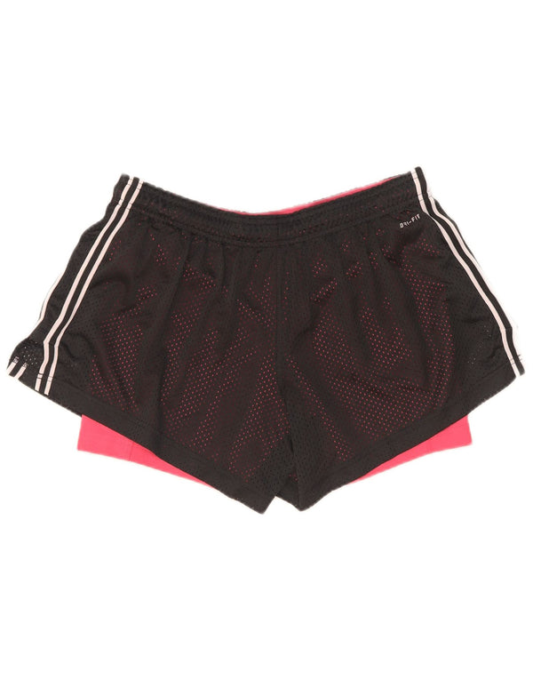 Nike Short de sport Dri Fit pour femme UK 14 Large Noir Polyester