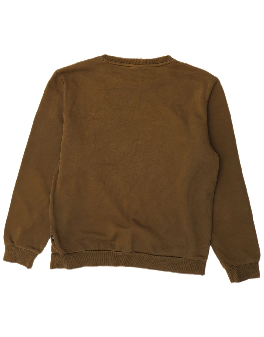 Puma Sweat-Shirt Graphique Homme Kaki Moyen Coton