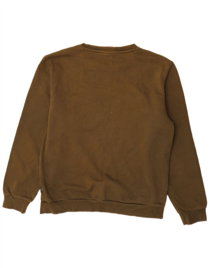 Puma Sweat-Shirt Graphique Homme Kaki Moyen Coton