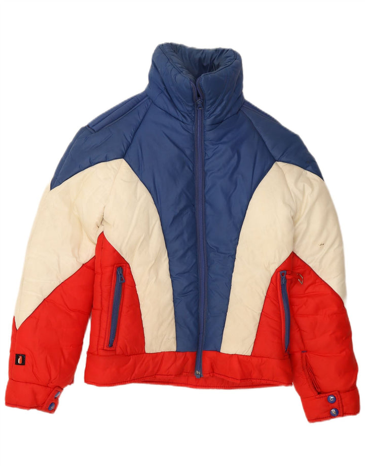Ellesse Veste matelassée à capuche pour femme IT 42 Medium Multicolore Colourblock