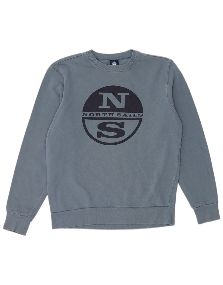 North Sails Sweat-shirt graphique pour homme XS en coton bleu