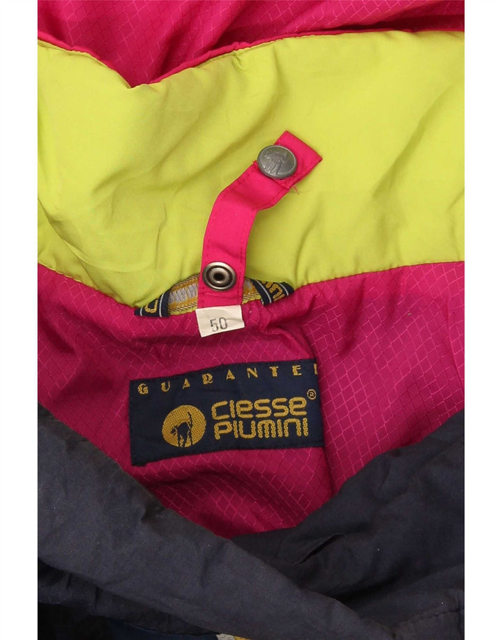 Ciesse Piumini Veste de pluie coupe décontractée pour homme IT 50 Rose moyen Colourblock