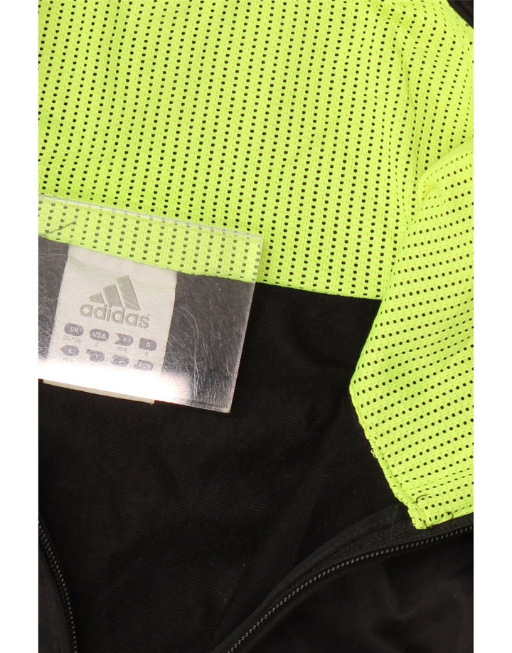 ADIDAS Veste de survêtement graphique pour homme UK 36/38 Small Noir