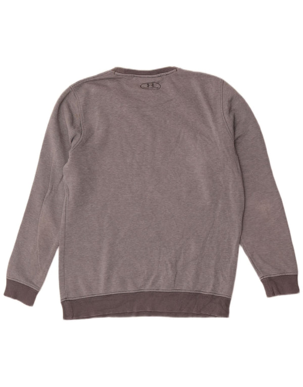 Under Armour Sweat-shirt pour homme Gris moyen à fines rayures