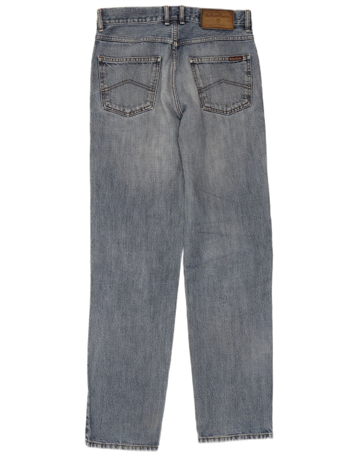 Marlboro Classics Jean droit vieilli pour homme W32 L34 en coton bleu