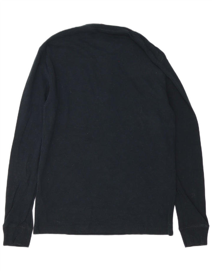 Superdry Haut à manches longues pour homme en coton noir Large
