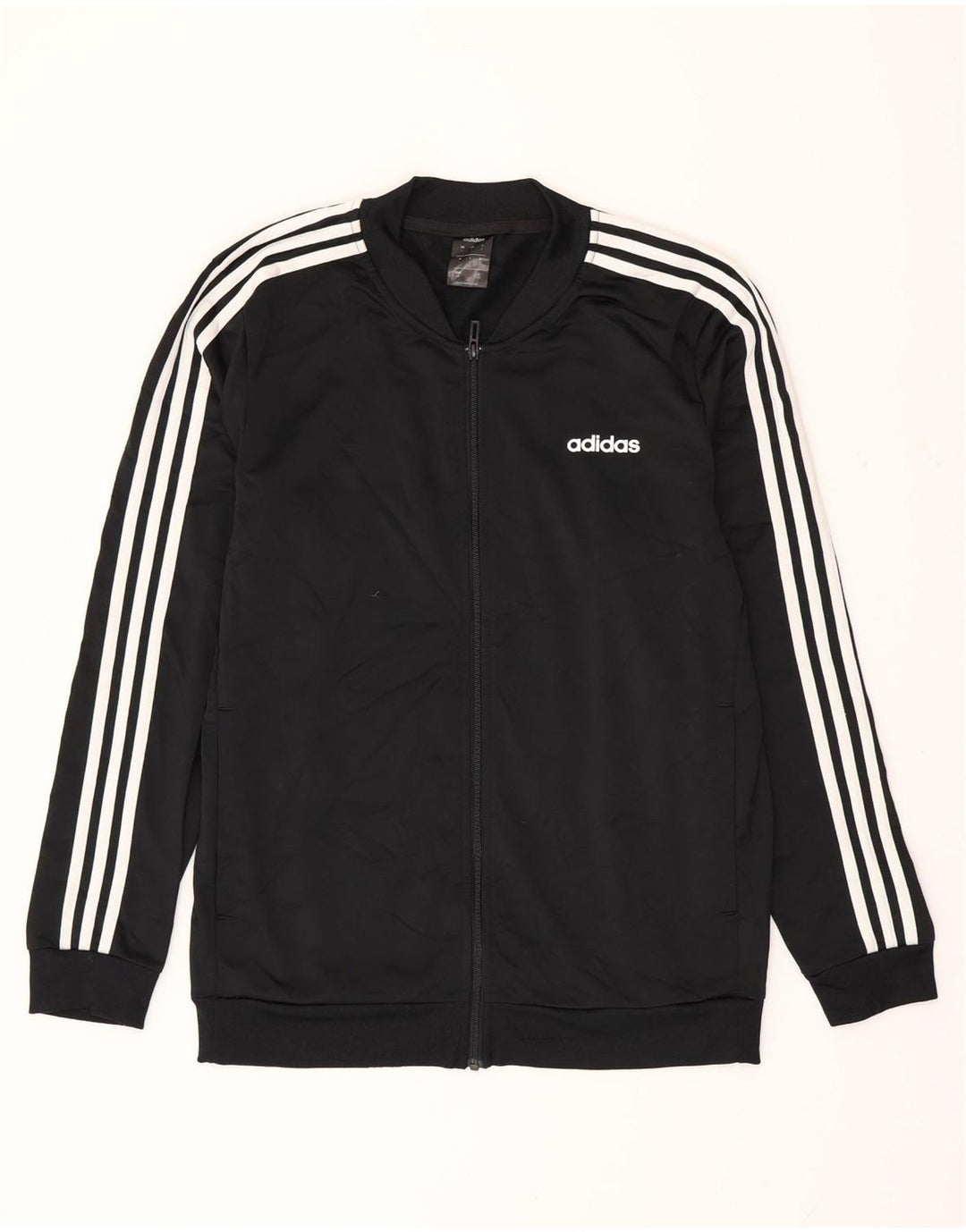 ADIDAS Veste de survêtement pour homme Large Noir Polyester