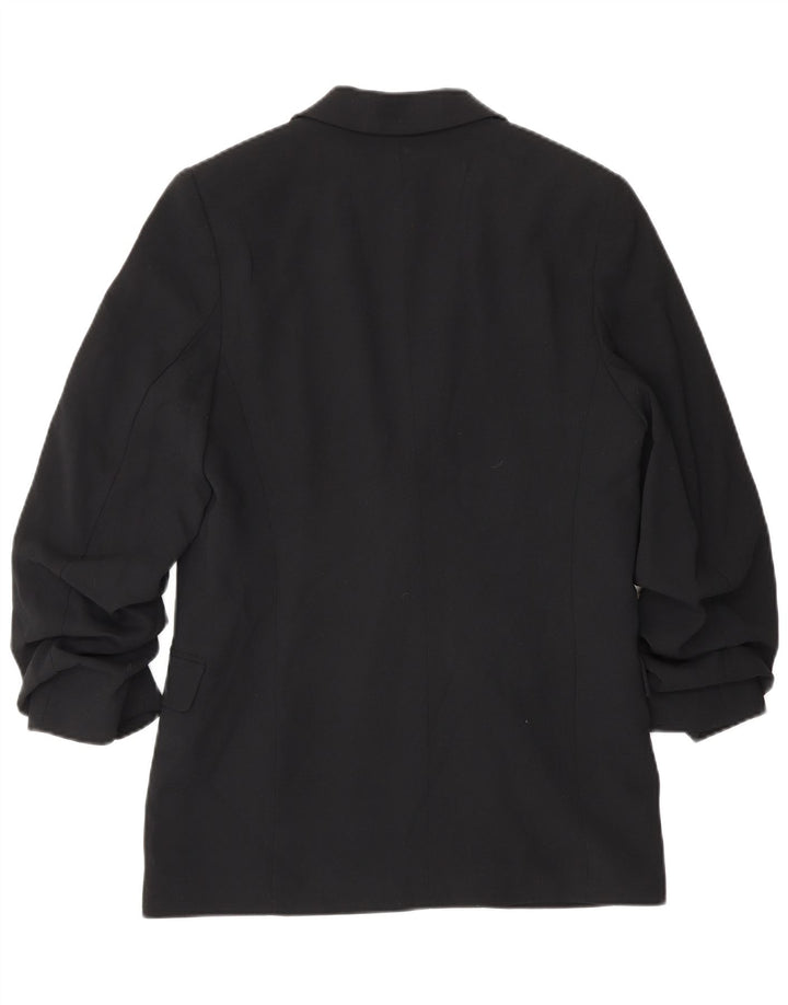 Marks & Spencer Veste blazer ouverte à manches 3/4 pour femme UK 8 Small Noir