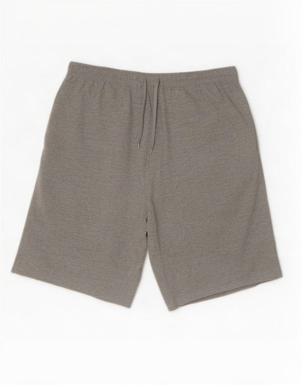 Champion Mens Sport Shorts XL Grey Flecked Cotton