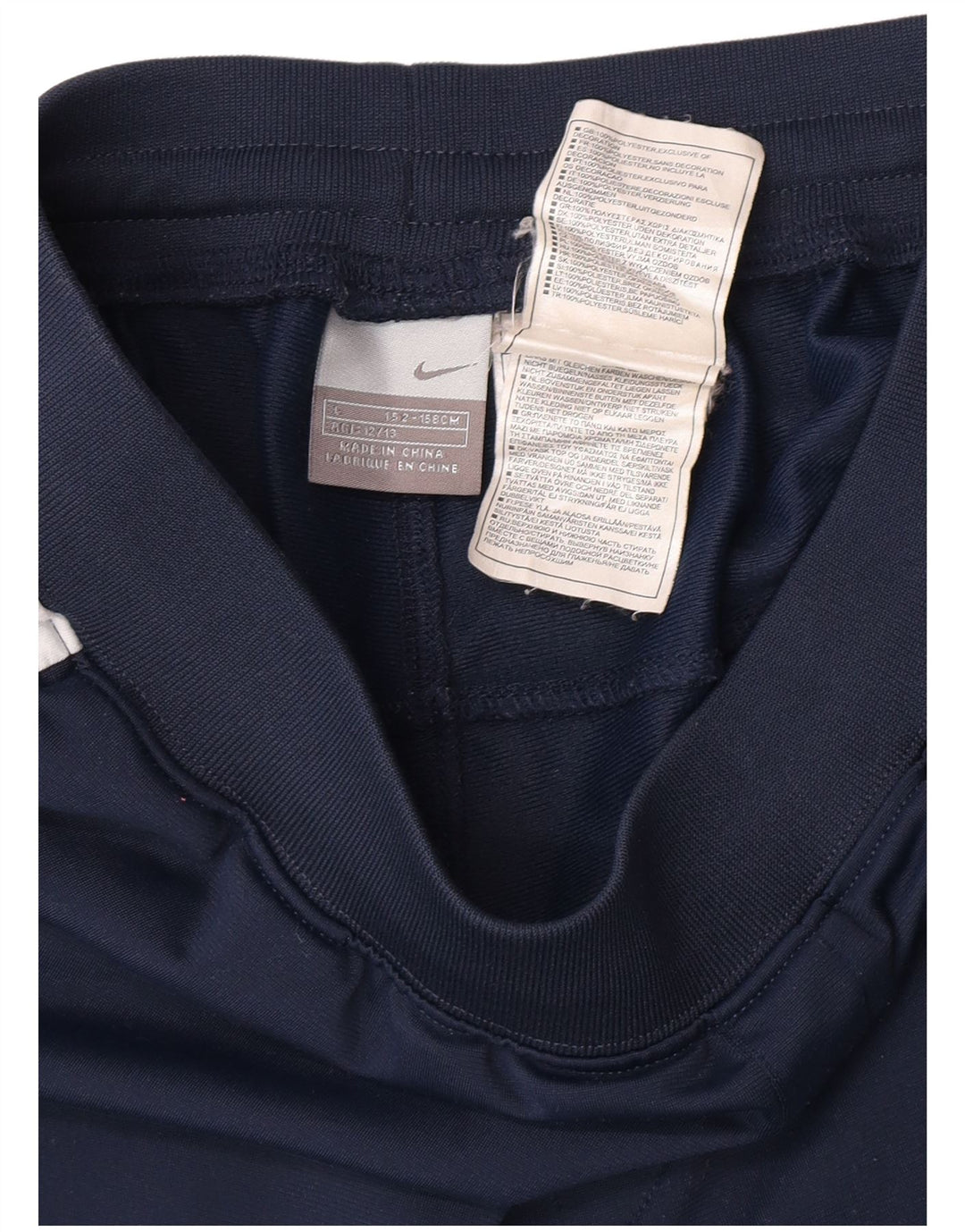 Nike Pantalon de survêtement pour garçon 12-13 ans Large Bleu marine Colourblock