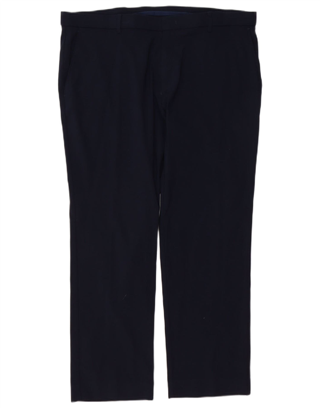 TOMMY HILFIGER Pantalon Chino Droit Homme W38 L29 Bleu Marine Rayonne