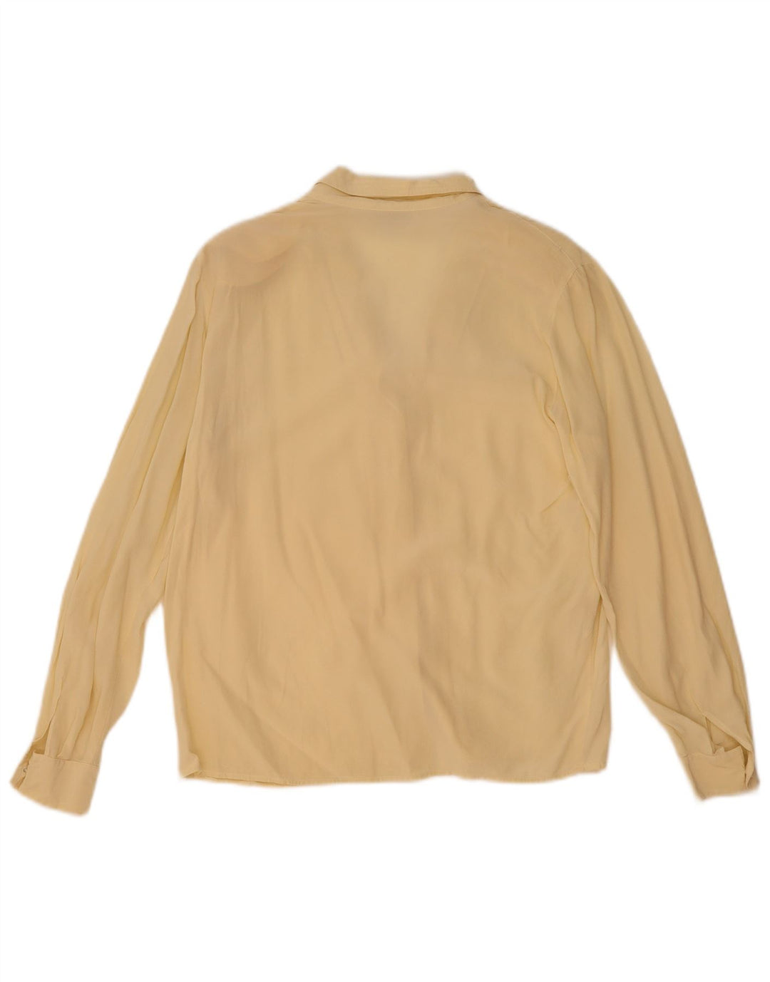 Altavilla Chemise Chemisier Femme UK 12 Jaune Moyen