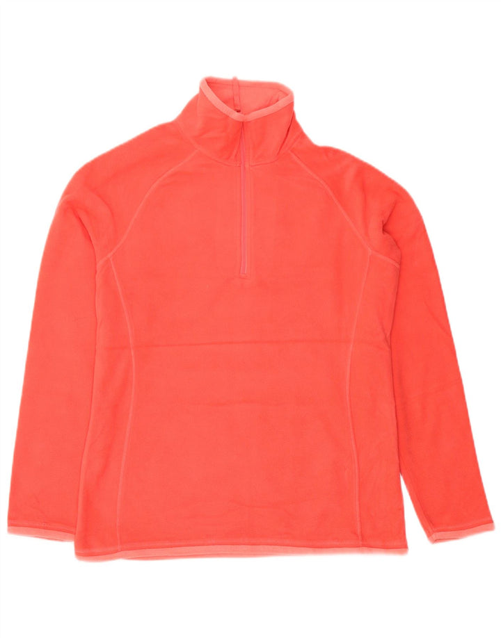 Mountain Warehouse Pull polaire à col zippé pour femme Orange moyen UK 12