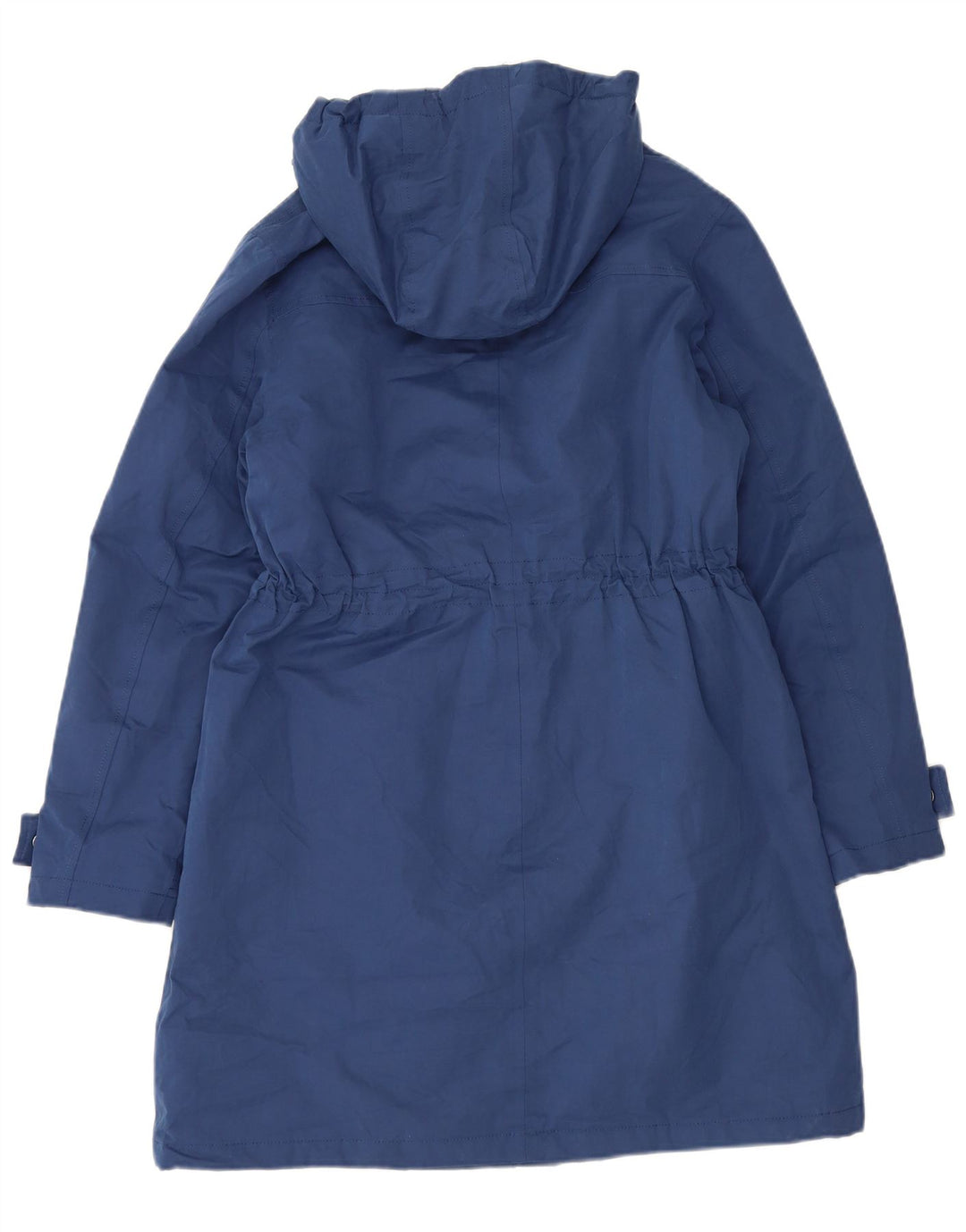 Hobbs Manteau coupe-vent à capuche coupe régulière pour femme UK 12 Bleu moyen