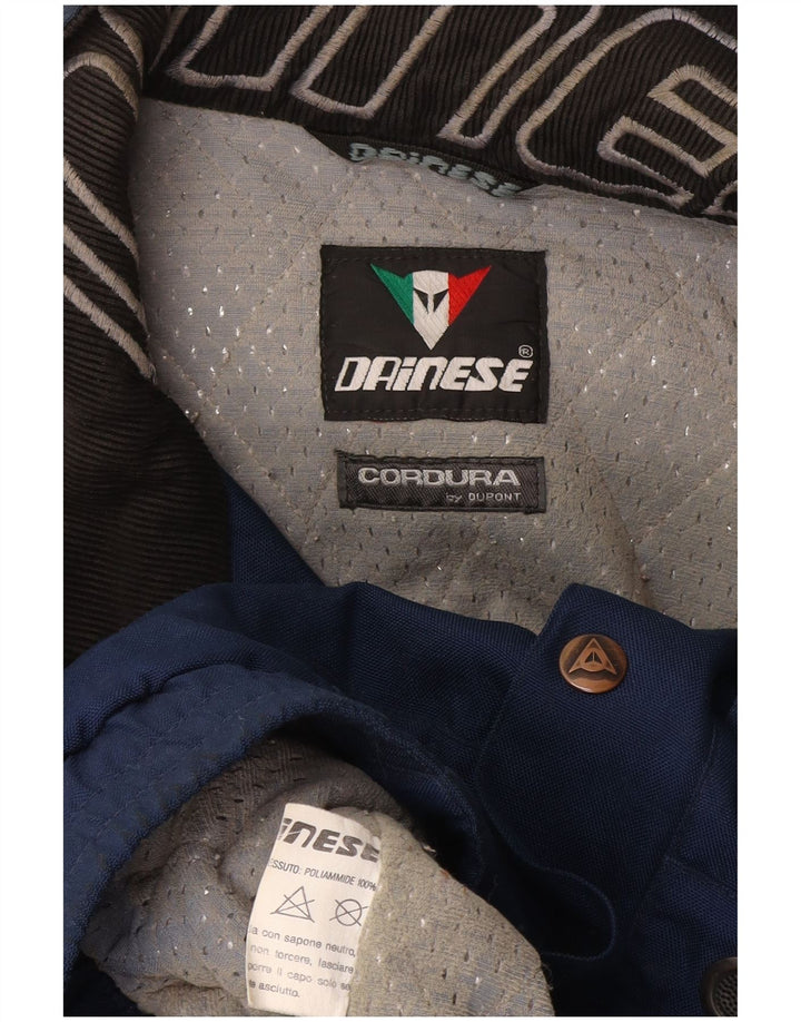 Dainese Mens Graphic Racer Jacket Taille 54 Grand Bleu Marine Colourblock
