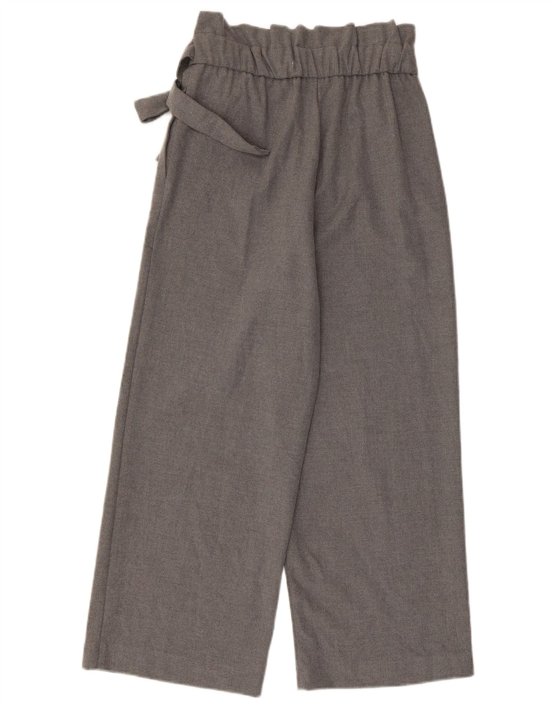 Pantalon court Zara Femme Small W26 L24 Gris Polyester