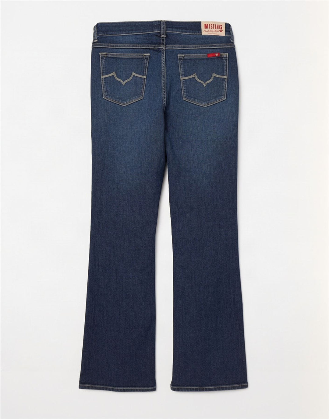 Jeans Bootcut Femme Mustang W32 L32 Bleu Marine Coton