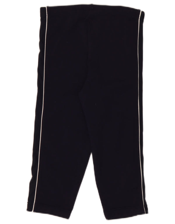 Puma Legging Capri Femme UK 10 Petit Nylon Bleu Marine