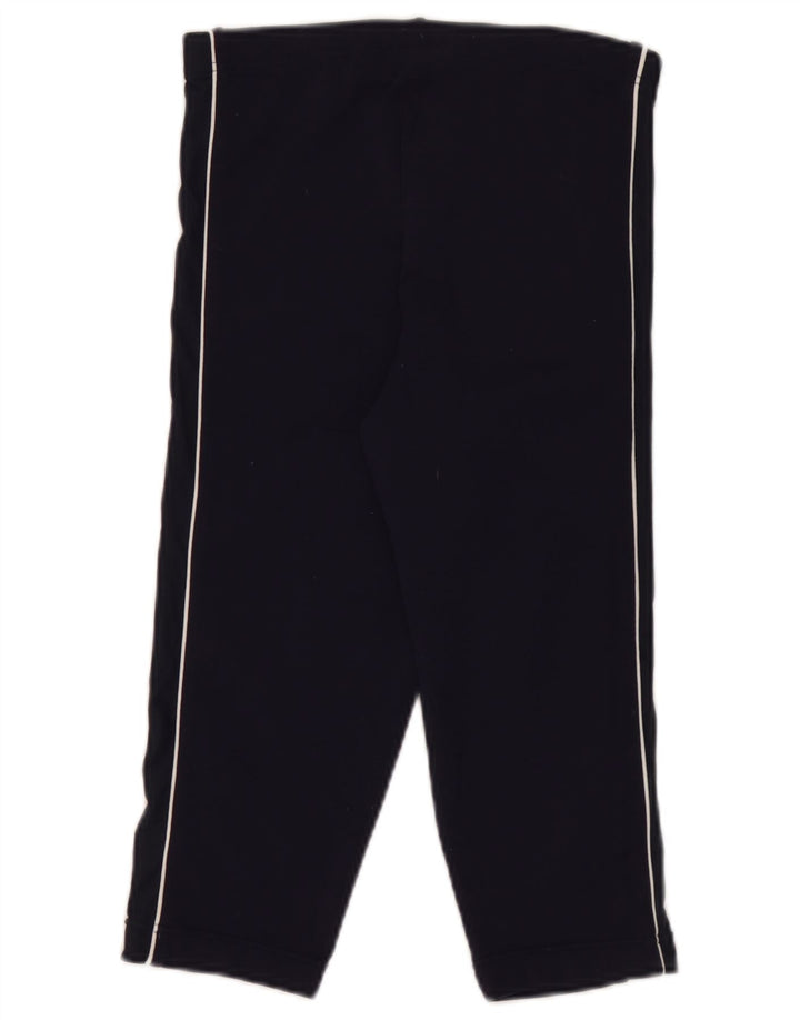 Puma Legging Capri Femme UK 10 Petit Nylon Bleu Marine