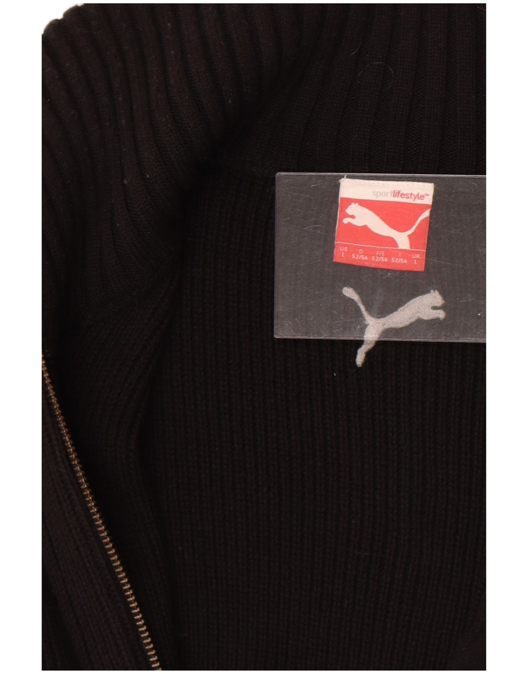 Puma Cardigan pour homme Noir Taille L