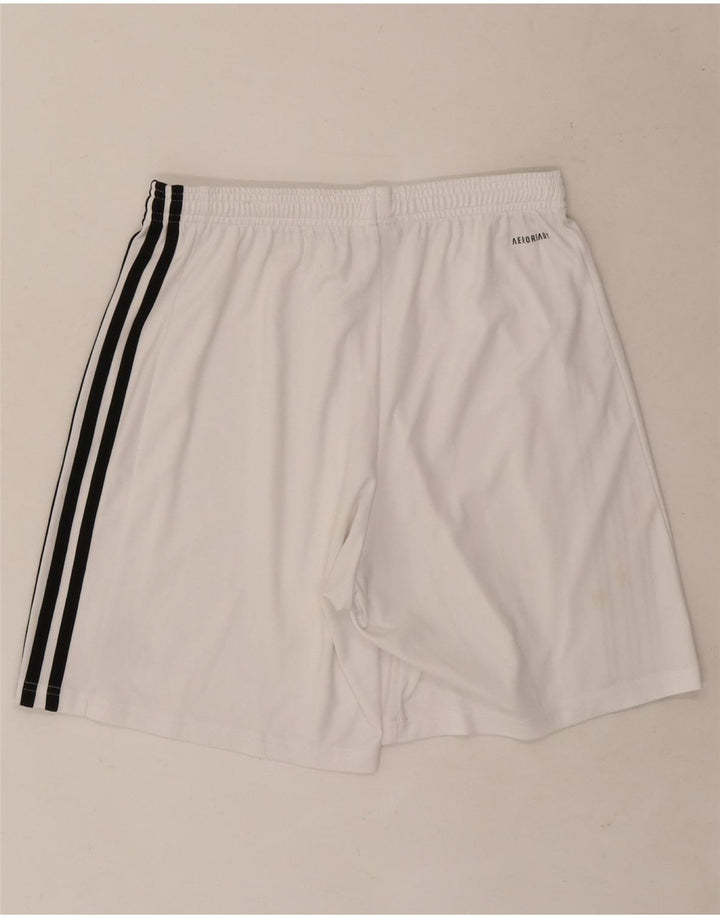 Adidas Short de sport Aeroready Homme Blanc Moyen Polyester