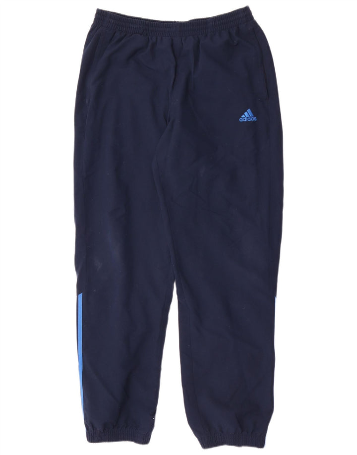 Adidas Pantalon de survêtement pour homme Pantalon de jogging Large Bleu marine Polyester