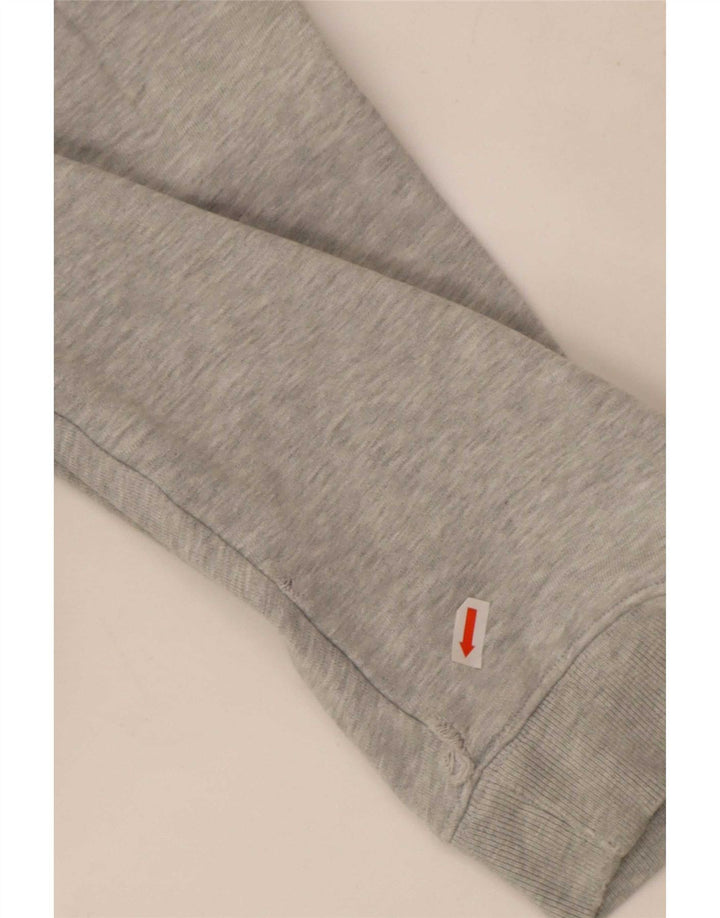 Lacoste Mens Sweatshirt Jumper Taille 8 3XL Gris Moucheté Coton