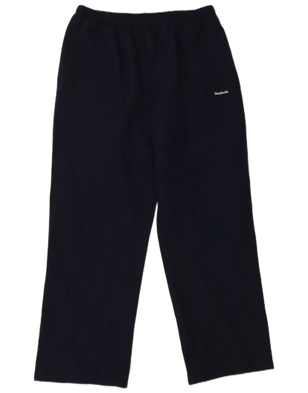 Reebok Pantalon de survêtement pour femme UK 16 Large Bleu Marine Polyester