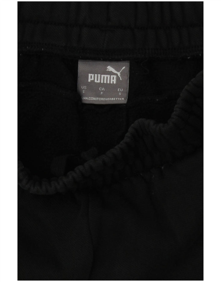 PUMA Pantalon de survêtement pour femme UK 10 Small Noir Coton