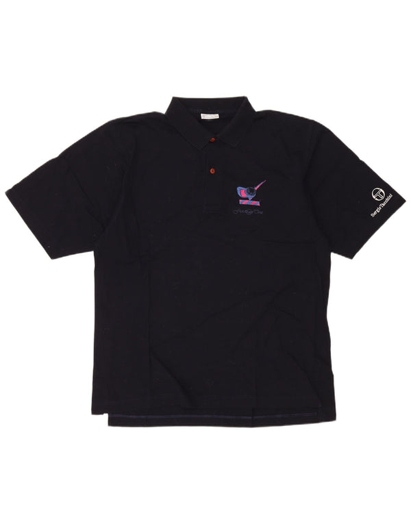 Sergio Tacchini Polo Homme Grand Bleu Marine Coton