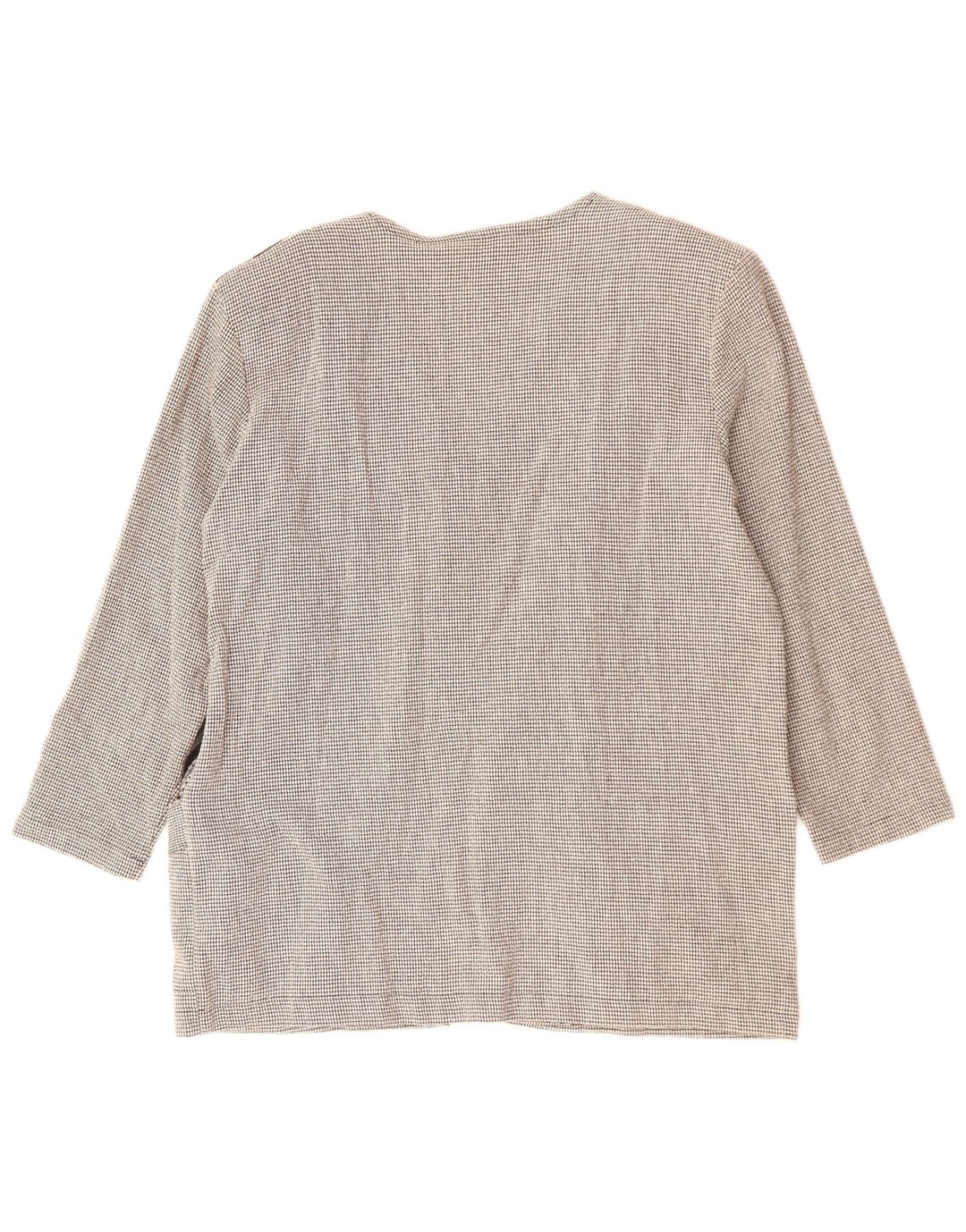 Veste blazer surdimensionnée femme vintage UK 16 Grand colorblock gris