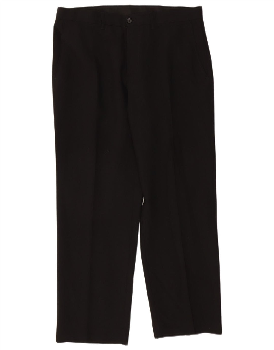 Marks & Spencer Pantalon Chino Droit Homme W36 L29 Noir Polyester