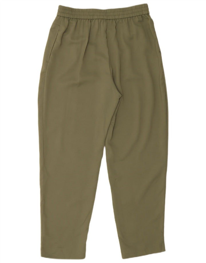 Pantalon de survêtement Zara Femme UK 8 Small Kaki Polyester