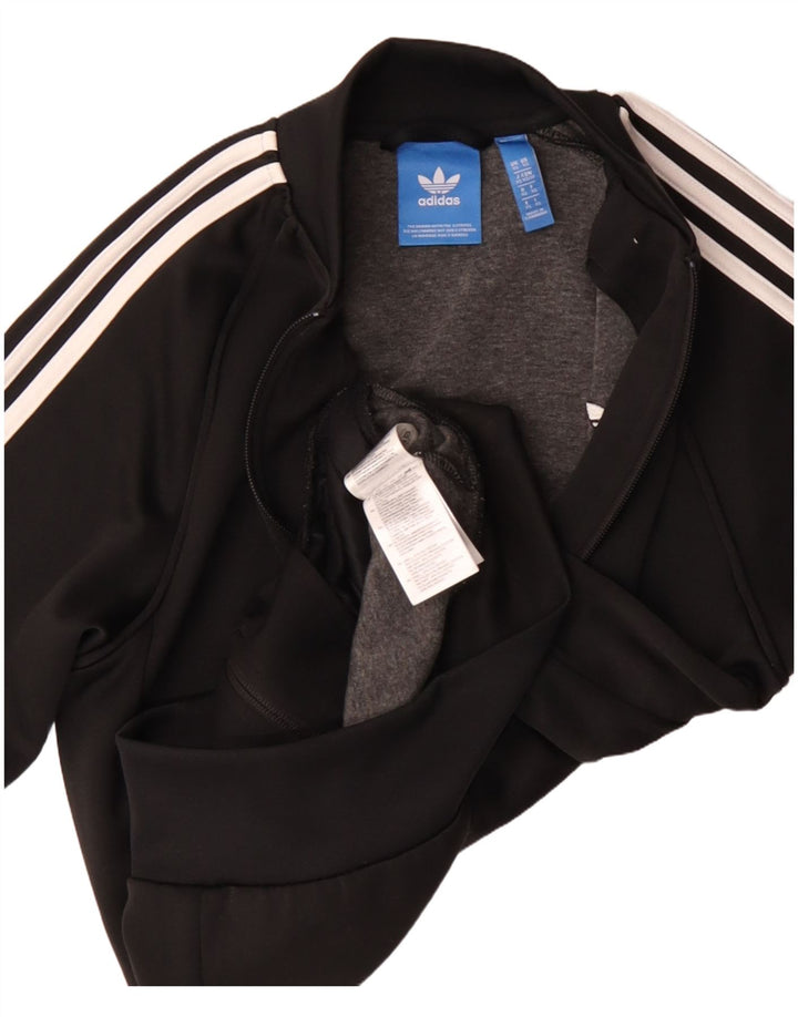 Adidas Veste de survêtement pour homme XS Noir Polyester