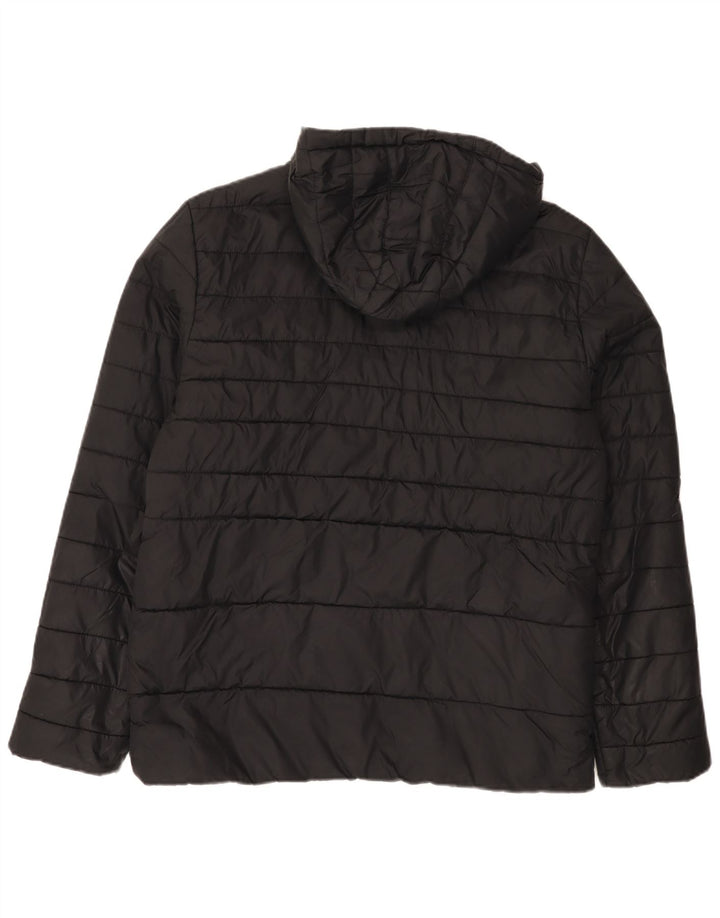 Jack & Jones Veste matelassée à capuche pour homme UK 40 Large Noir