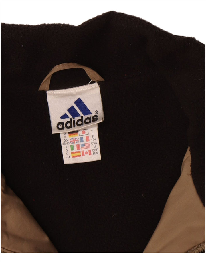 Adidas Veste coupe-vent coupe ample pour homme UK 38/40 Beige moyen Polyester