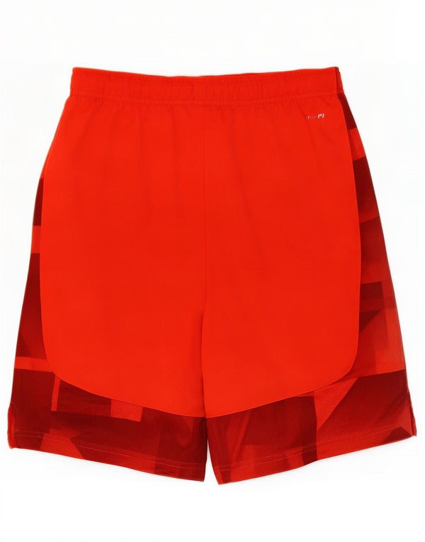 Nike Short de sport Dri Fit Graphic pour homme XL Rouge géométrique Polyester