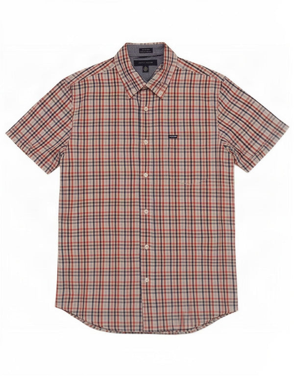 Tommy Hilfiger Chemise à Manches Courtes Homme Medium Multicolore Gingham