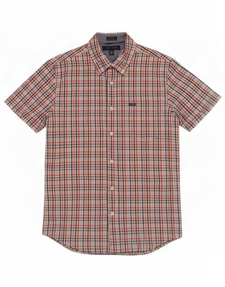 Tommy Hilfiger Chemise à Manches Courtes Homme Medium Multicolore Gingham