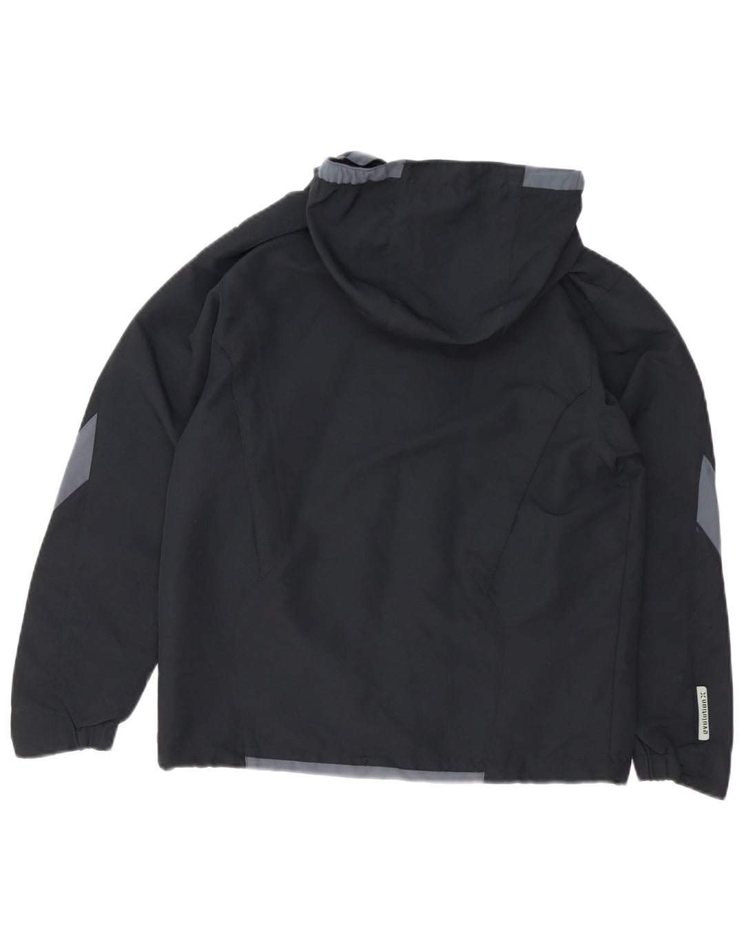 UMBRO Veste de pluie à capuche pour femme UK 14 Polyester color block noir moyen