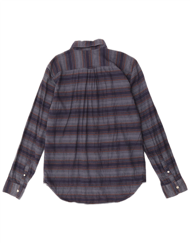 Gap Chemise Flanelle Homme Bleu Marine Moyen Rayé Coton