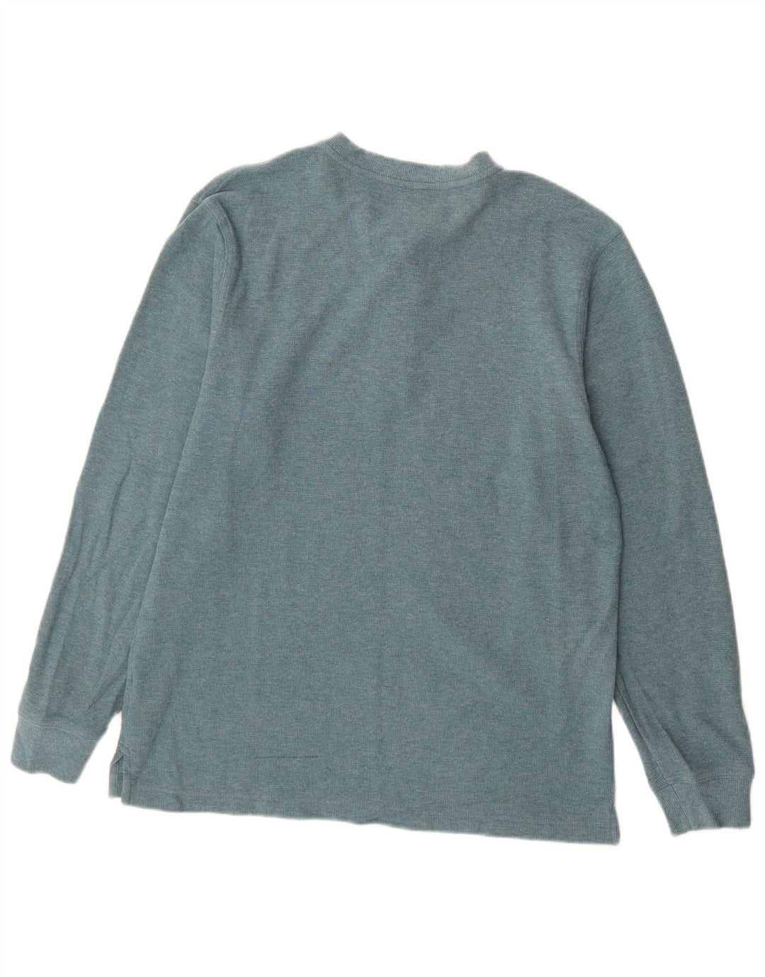 L.L.BEAN Haut à manches longues pour homme, coupe traditionnelle, petit coton bleu