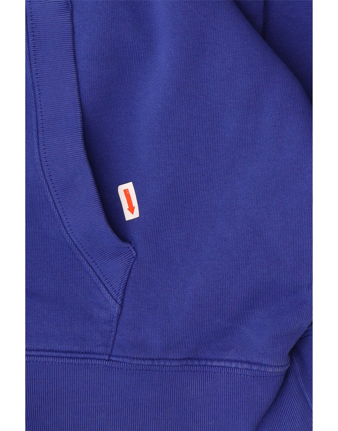 CONVERSE Pull à capuche graphique pour hommes, grand coton bleu