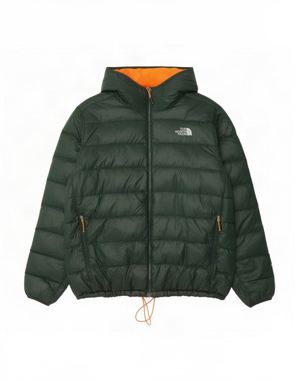 The North Face Veste matelassée à capuche pour hommes UK 42 XL Nylon vert