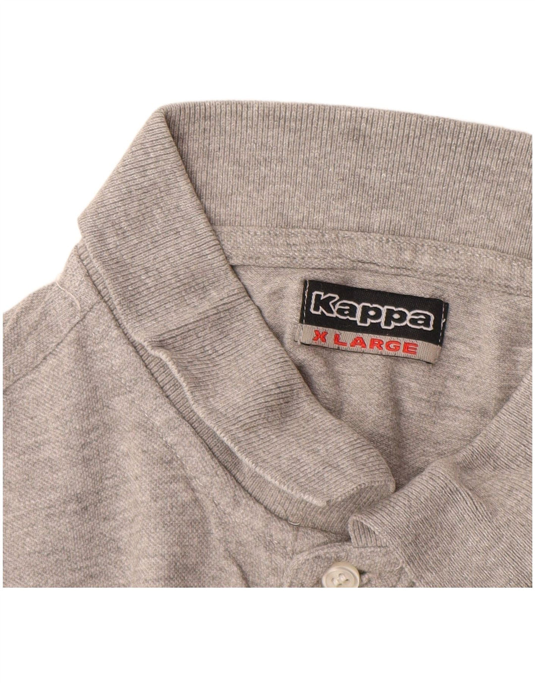 Kappa Polo Homme XL Gris Coton